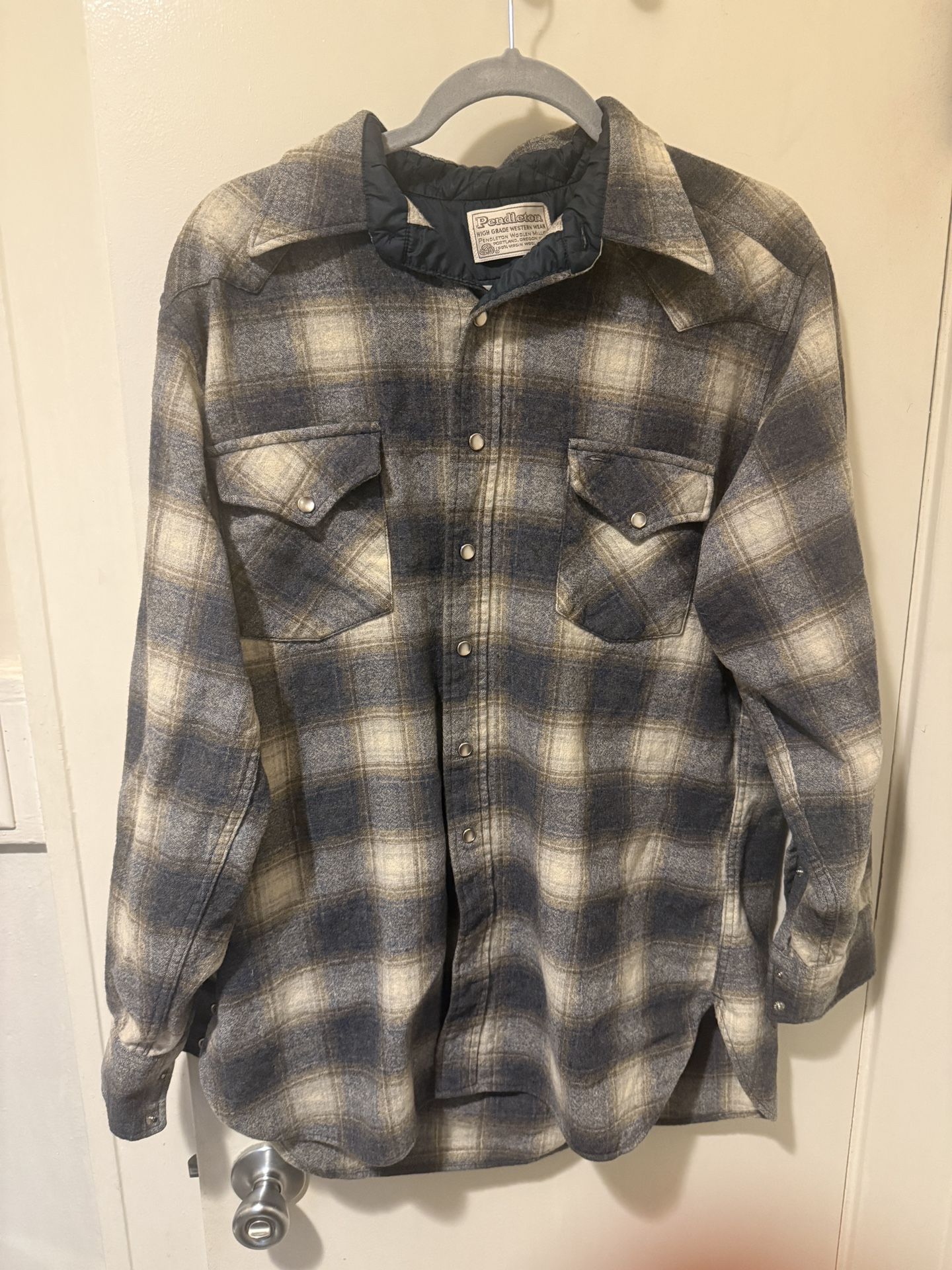 Men’s Pendleton Button Up Shirt Jacket Size XL