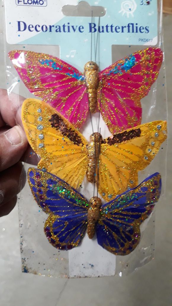 Decorations butterflies