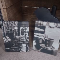 Black And White France And Italy Canvas Prints (READ DESCRIPTION)