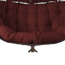 Replacement soft cushion for patio swing chair,,, Cojín suave de repuesto para silla de columpio para patio,