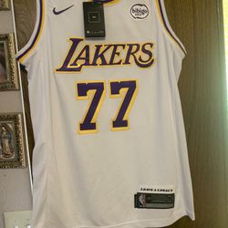 Luke Game Jersey Number 77 Lakers