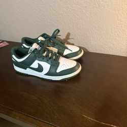 Green Nike Dunk Low