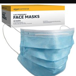 40,000  Face Masks NEW Blue 3-ply Disposable Face Masks