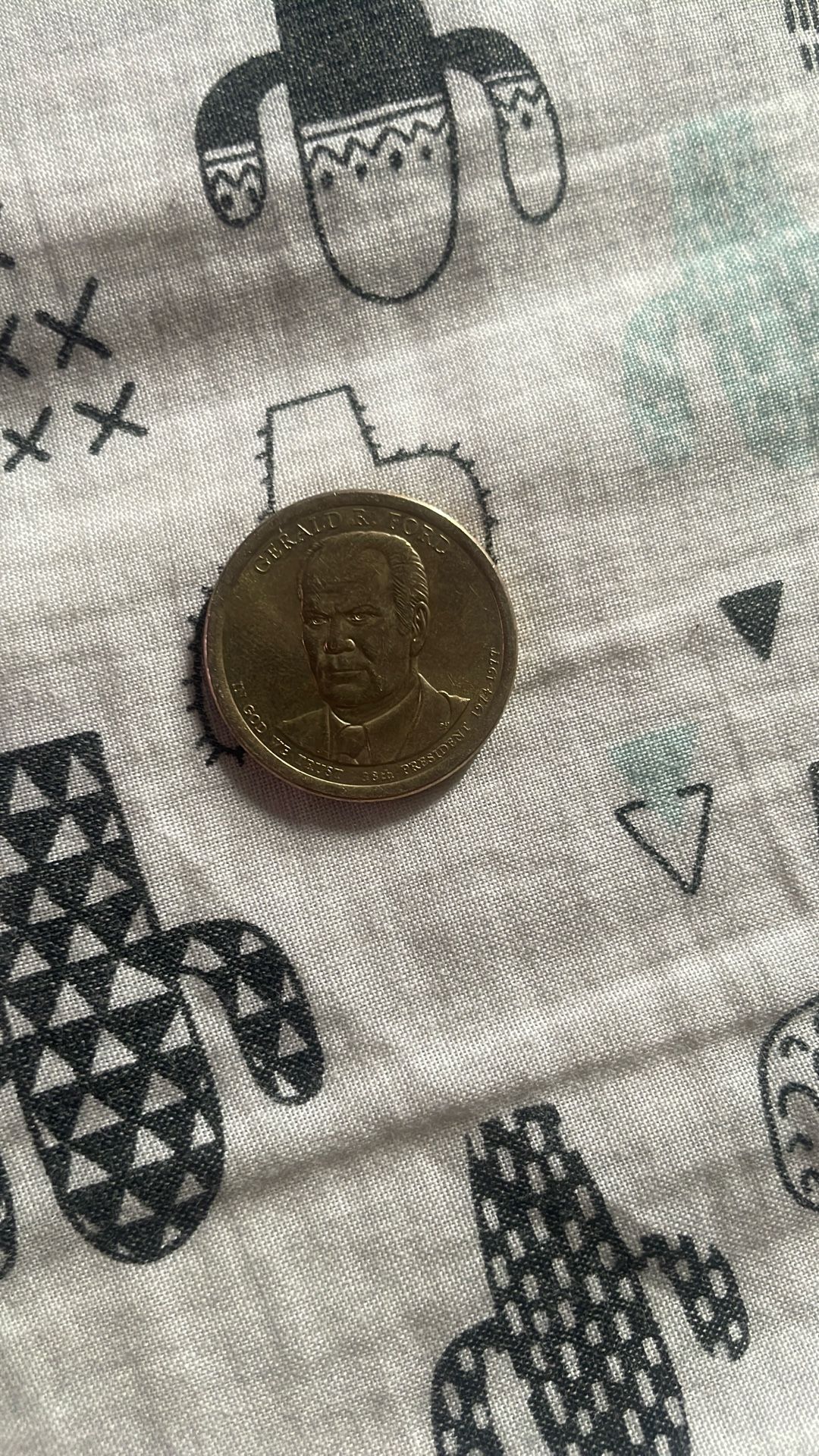 Gerald Ford Presidential Dollar coin