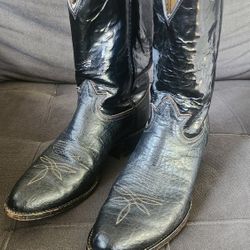 Tony Lama Black Mens Boot Size 9