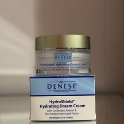 NEW Dr. Denese HydroShield Dream Cream 3.4 oz – Retinol + Peptides Anti-Aging Moisturizer