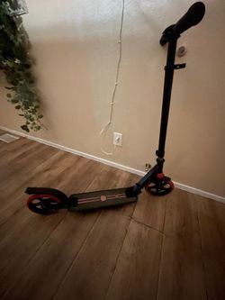Black and Red Kick Scooter