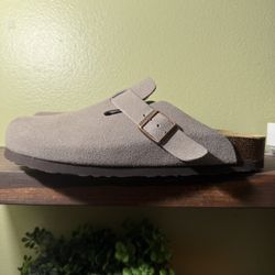 Grey Birkenstocks Clogs Size 10 Men’s 