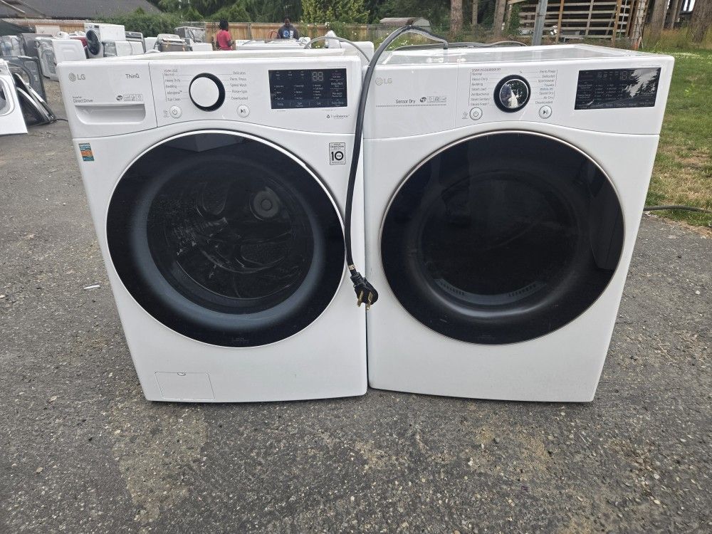 Lg Washer And Dryer Set Electric