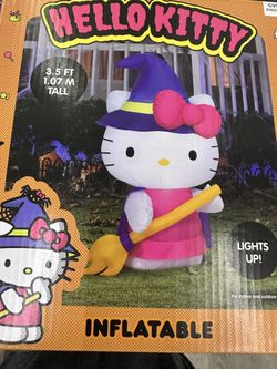 Halloween Hello Kitty Blow Up 55$