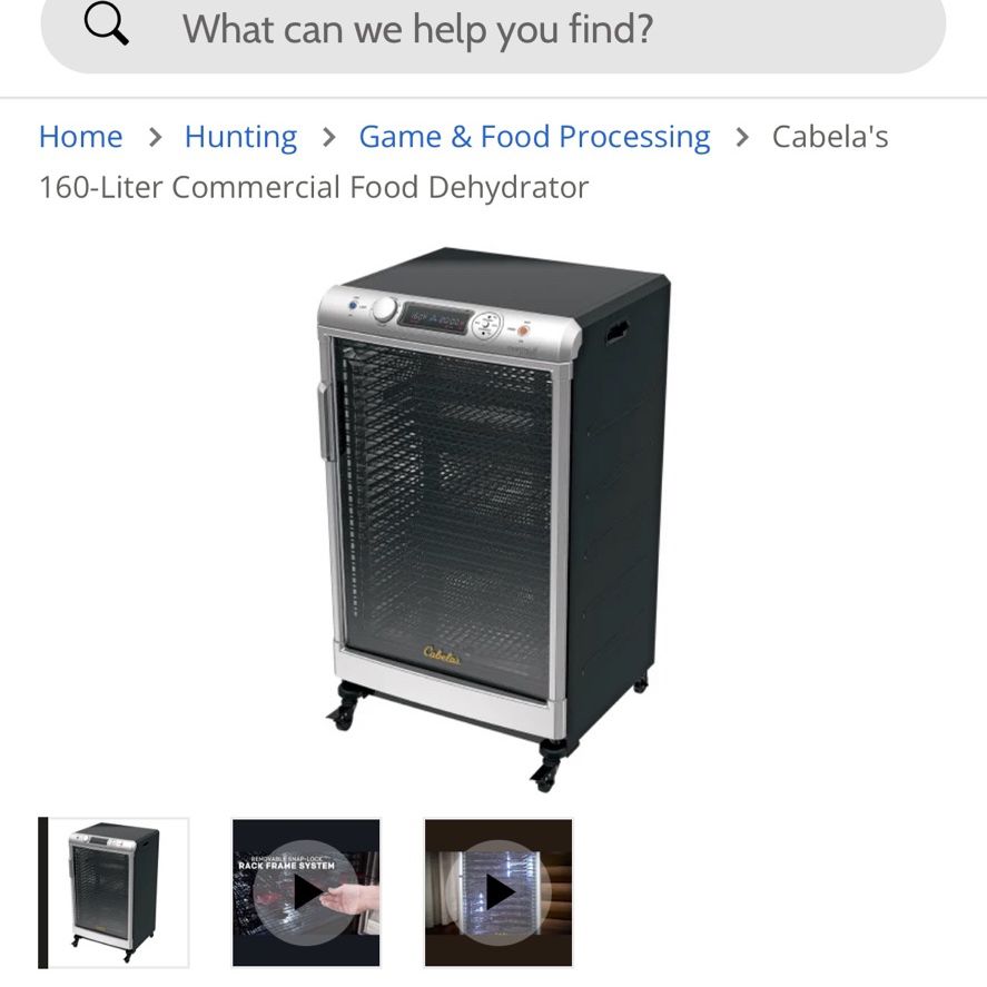 Cabela's 160-Liter Commercial Food Dehydrator for Sale in Los
