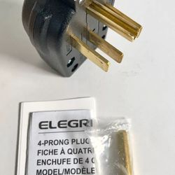ELEGRP 30 Amp/50 Amp 125/250-Volt 3-Pole/4-Wire Grounded Straight Blade Angle