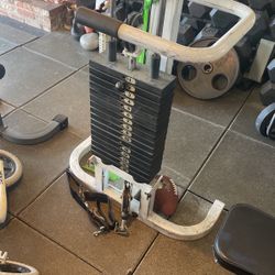 Cable Crossover With Weight Stacks 