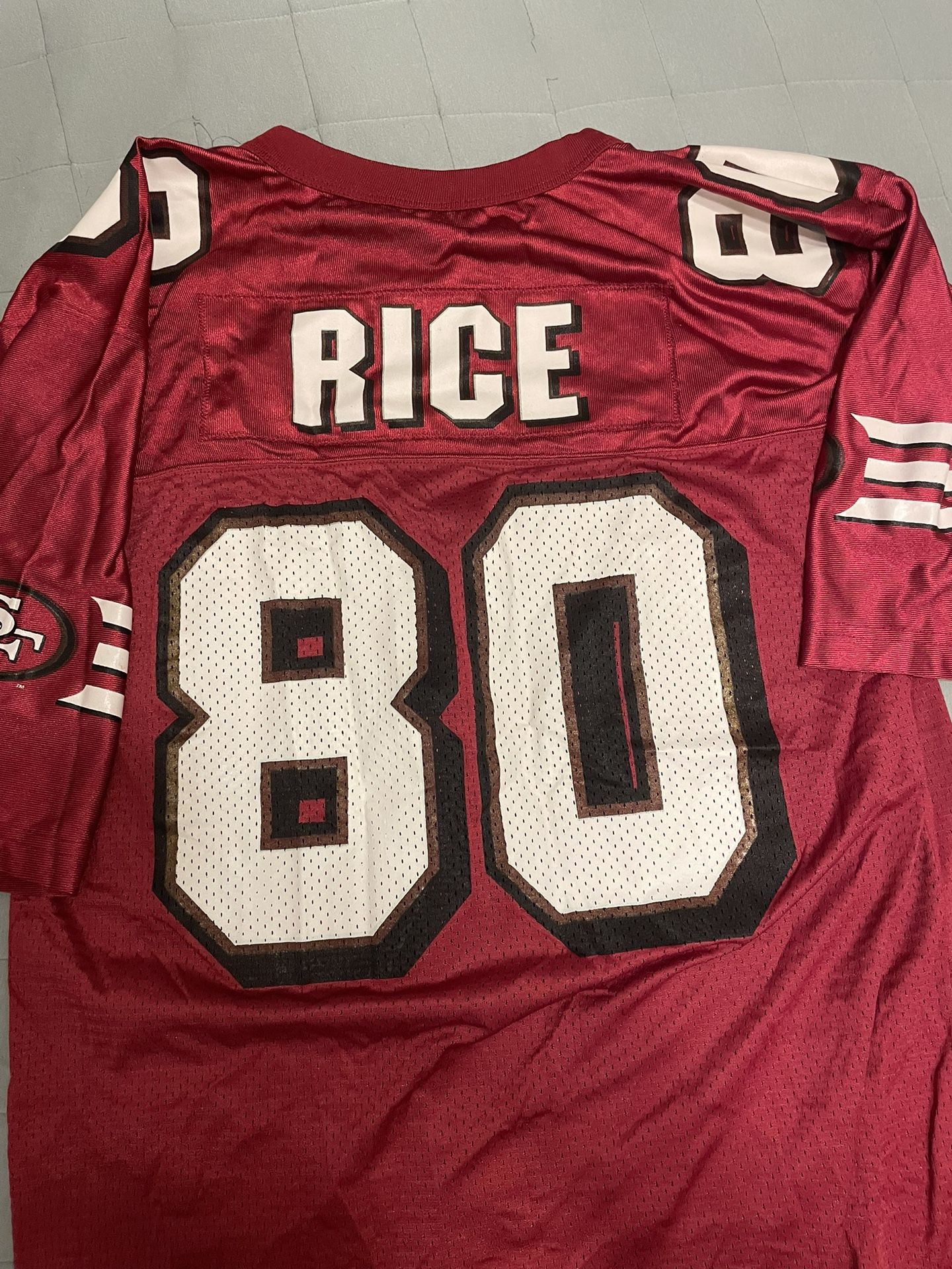 Mens Large Jerry Rice 1995-96 Starter 49ers Jersey