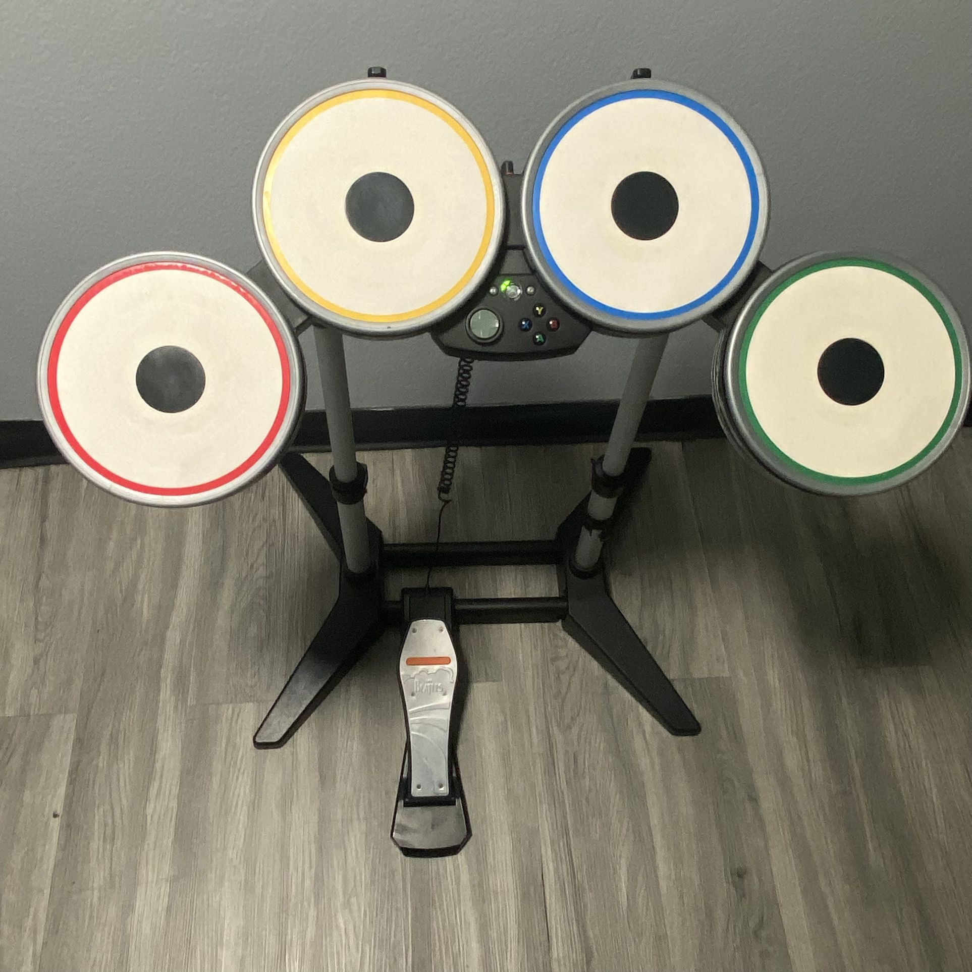 Xbox 360 Harmonix Rock Band Beatles wireless Drum set XBDMS3