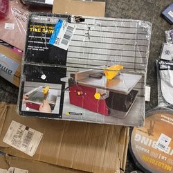 Tile Saw .  New In A Box