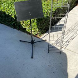 Sheet Music Stand & Free CD Rack