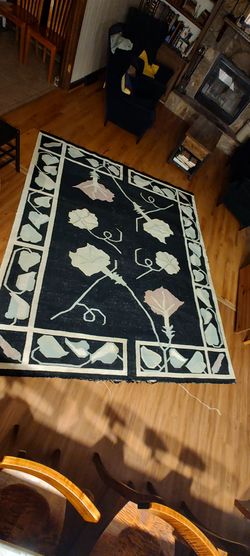 Wool Dhurrie Area Rug