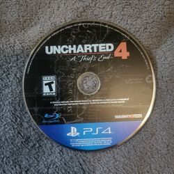 Uncharted 4 Ps4.  No Original Case