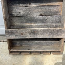 Rustic Wood Wine Rack