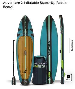 Brand New Adventure 2 Nautica Inflatable Stand-Up Paddle Board