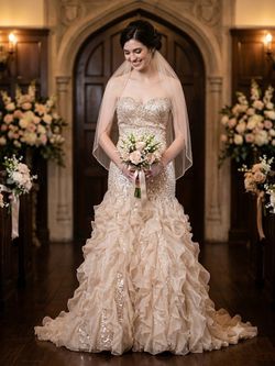 Wedding dress, size S/M