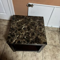 Mesita Imitación Mármol En Buenas Condiciones Precio Firme Coffee Table