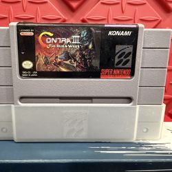 Contra 3 Super Nintendo Video game