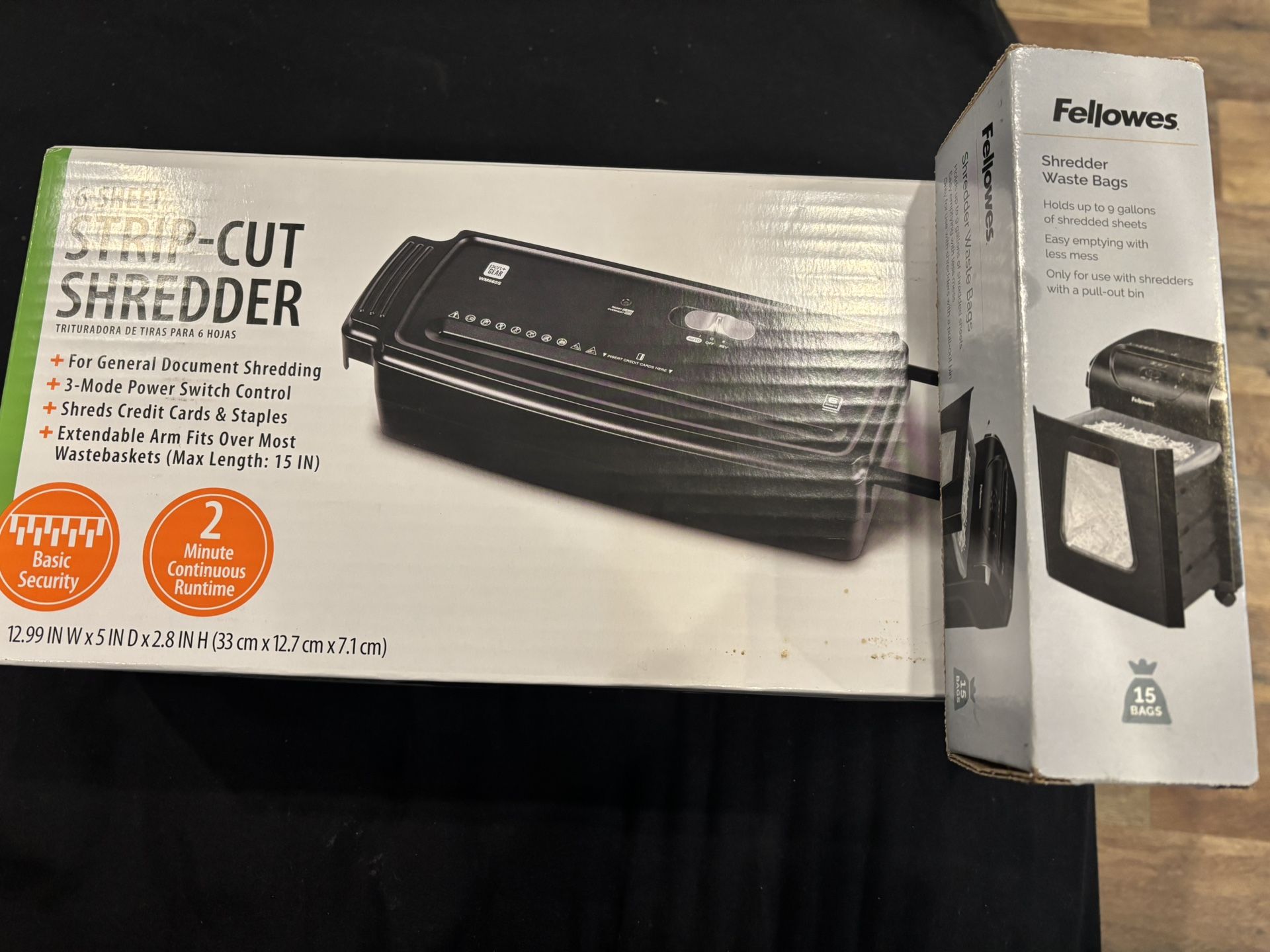 Paper Shredder & Bags
