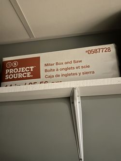 Miter Box and Saw