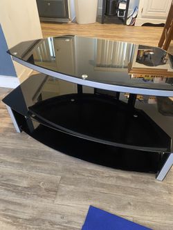 Glass TV Stand