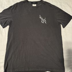 Ksubi Men's Grey and Black T-shirt
