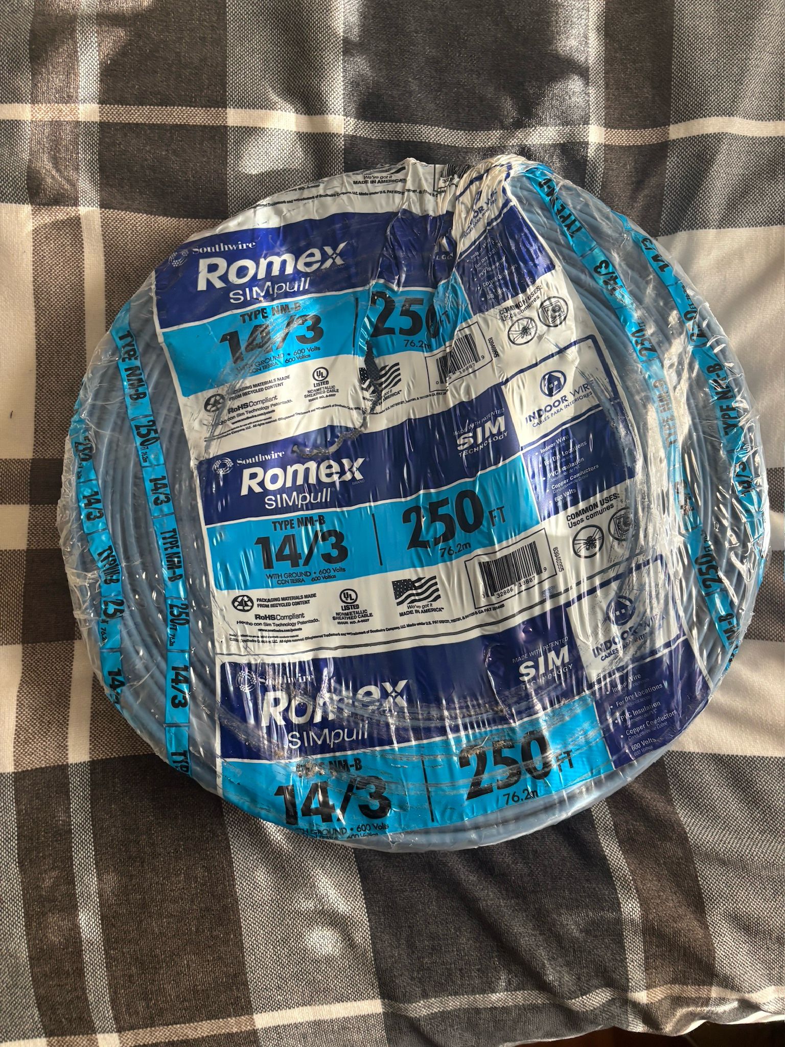Romex Cable 250 ft