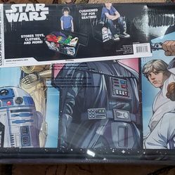 Star Wars Bench Toy Chest Ottoman Padded Seat