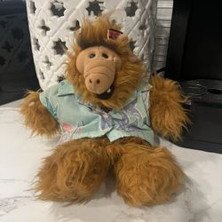 Vintage 1988 ALF Alien plush hand puppet