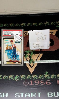 2017 Panini Basketball Downtown Studio card Stephen Curry PSA MINT