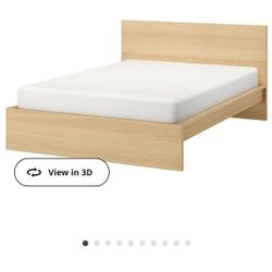 Ikea MALM
Bed frame, white stained oak veneer/Luröy, And Beauty Beautyrest mattress And Boxspring Set