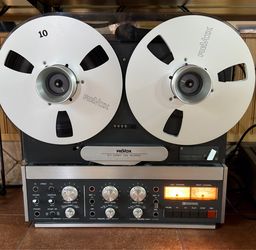 Revox B77, Pristine Single-Owner Two Track Reel-to-Reel + 25 Original 10.5" Aluminum Tapes