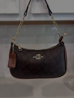 Brown coach bag