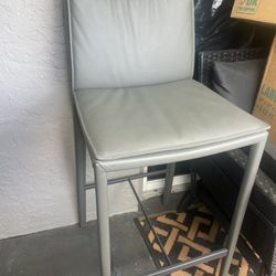 Italian Leather Barstools 