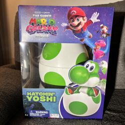 Super Mario Galaxy Movie Hatchin’ Yoshi Egg Toy