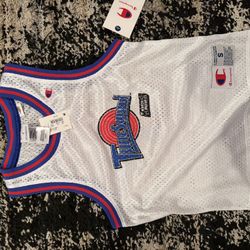 Champion Brand, Looney Tunes, Black Bunny, March Madness Basketball Jersey New Tag Size Small 6/7
