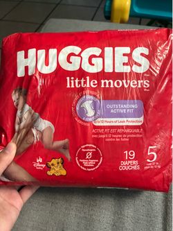 Pampers packs and Huggies