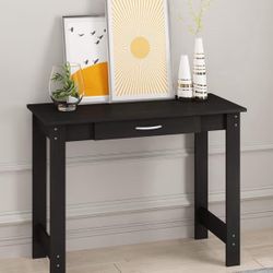 Brand New In Box Black Study Laptop Computer Desk With Drawer 