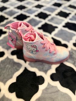 Hello Kitty Little Girls Boots Sizes 7,8,9,10. New!