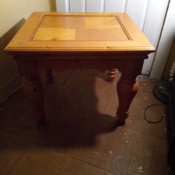 Wooden End Table