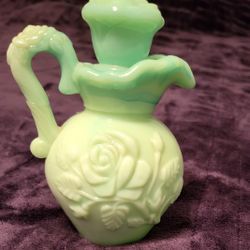 Avon Jadeite Green Pitcher 