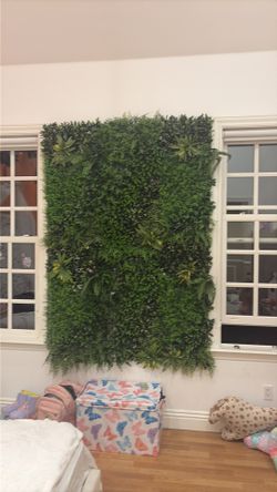 Faux plant wall