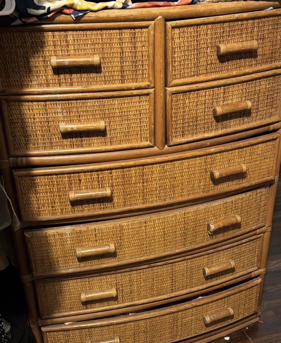 Nice Bamboo Dresser Sell Or Trade