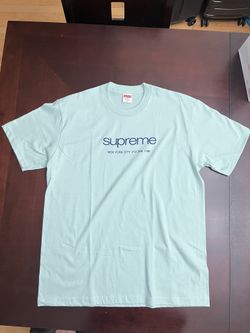 Supreme Shop Tee Light Teal